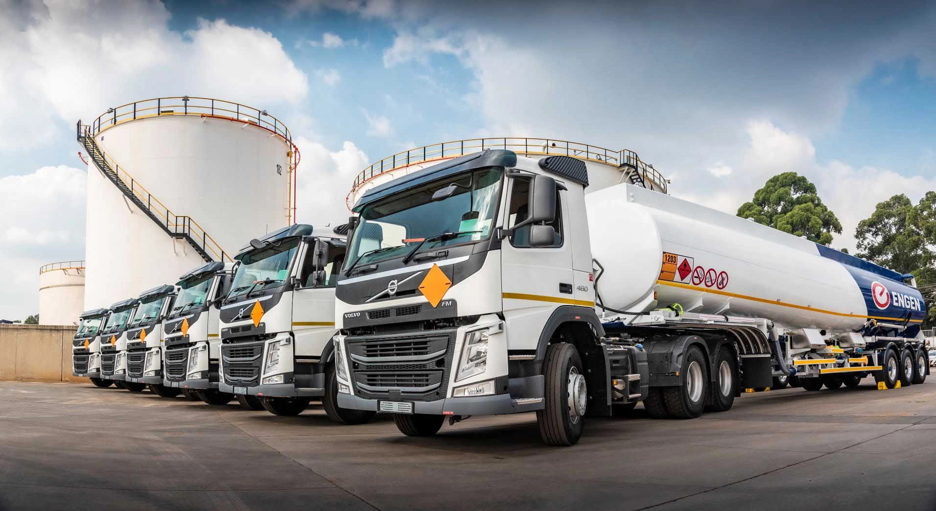 fleet of trucks